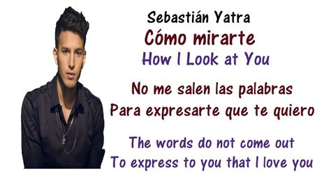 como mirarte lyrics english|como mirarte lyrics translation.